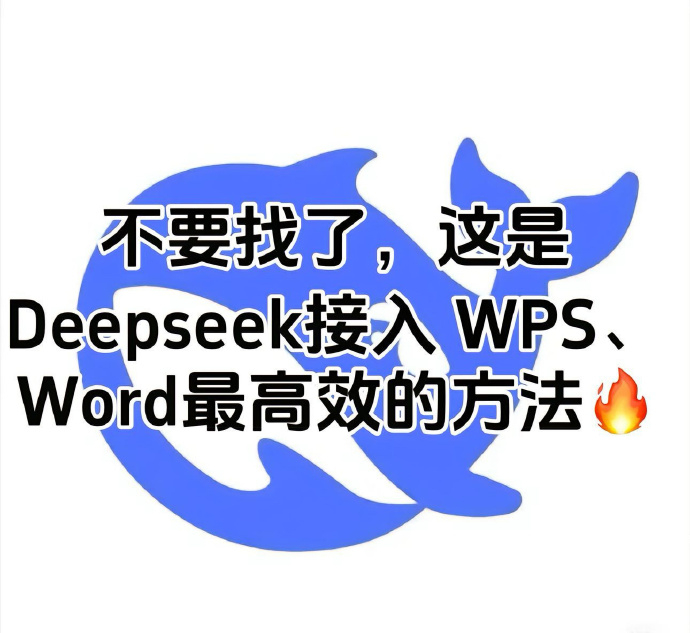 DeepSeek接入WPS，办公效率起飞。 