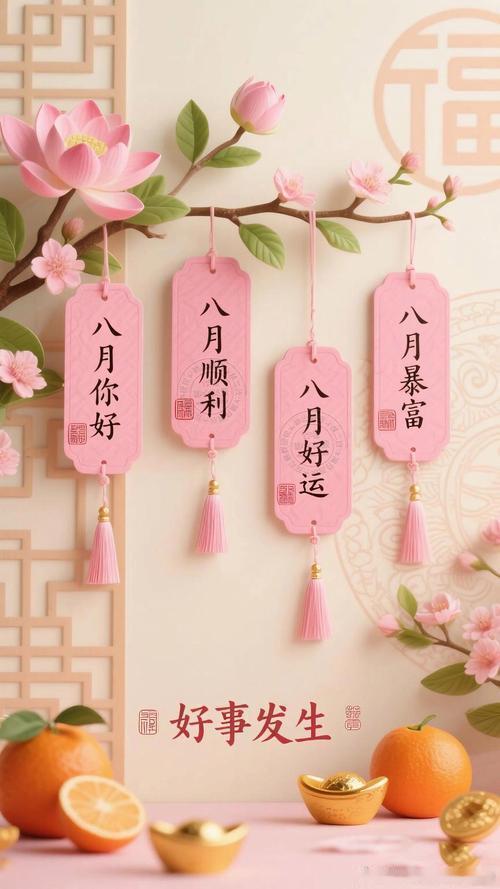 明天八月初八，好运民俗明天是顺发日，好运民俗：1. 提前（今天明天都可以）从里到