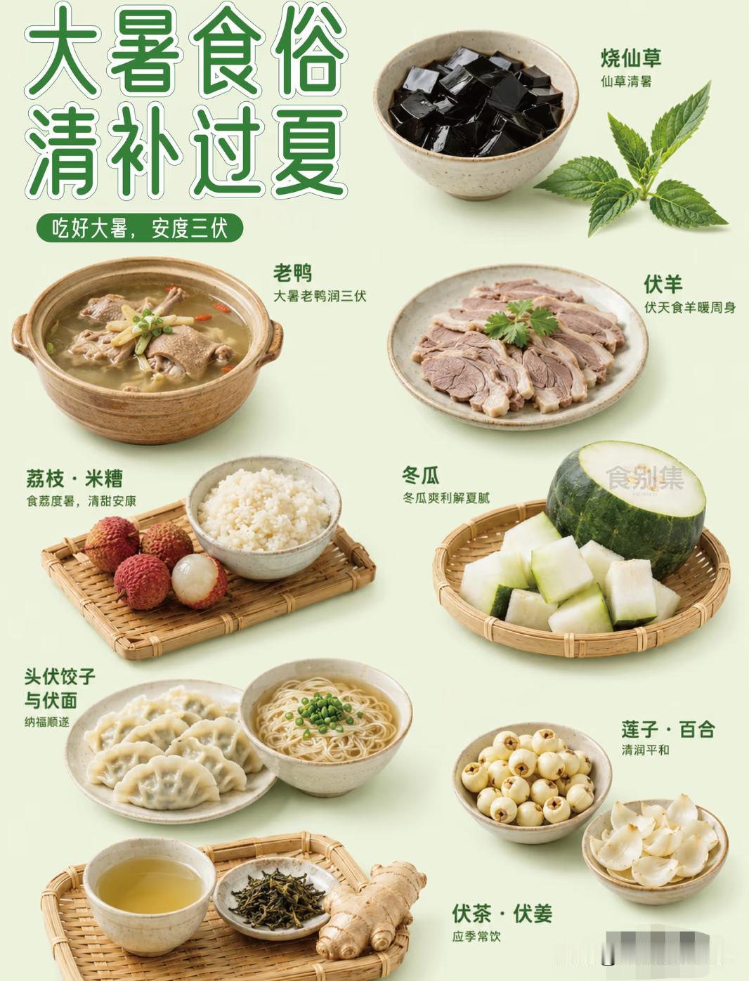 古人的三伏饮食智慧｜8种大暑经典吃食
大暑一到，全年最热的时段就正式开启了
翻看