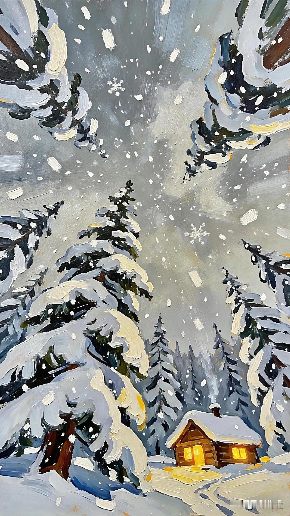 晒图笔记大赛冬日里的雪花