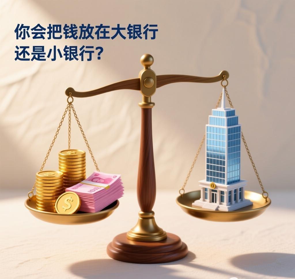 大银行确实更让人安心！规模大、网点多、抗风险能力强，特别是存款保险制度下，安全性