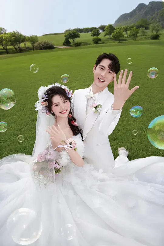 在泡泡里，锁住我们的童话婚礼💒