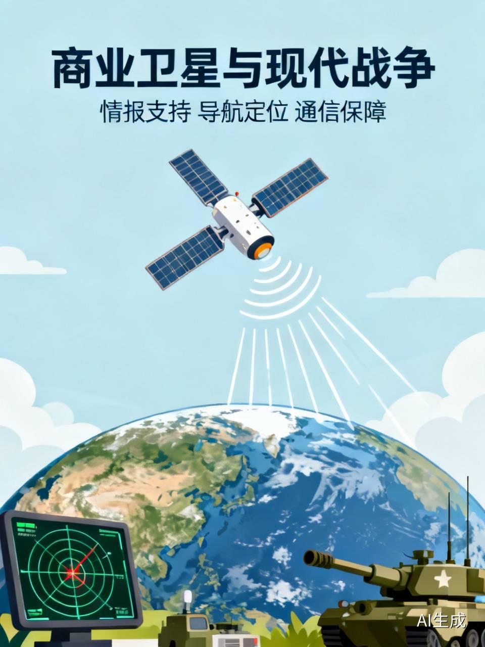 商业卫星在现代战争中影响深远。以伊朗袭击美军基地事件为例，曾有观点指出中国商业卫