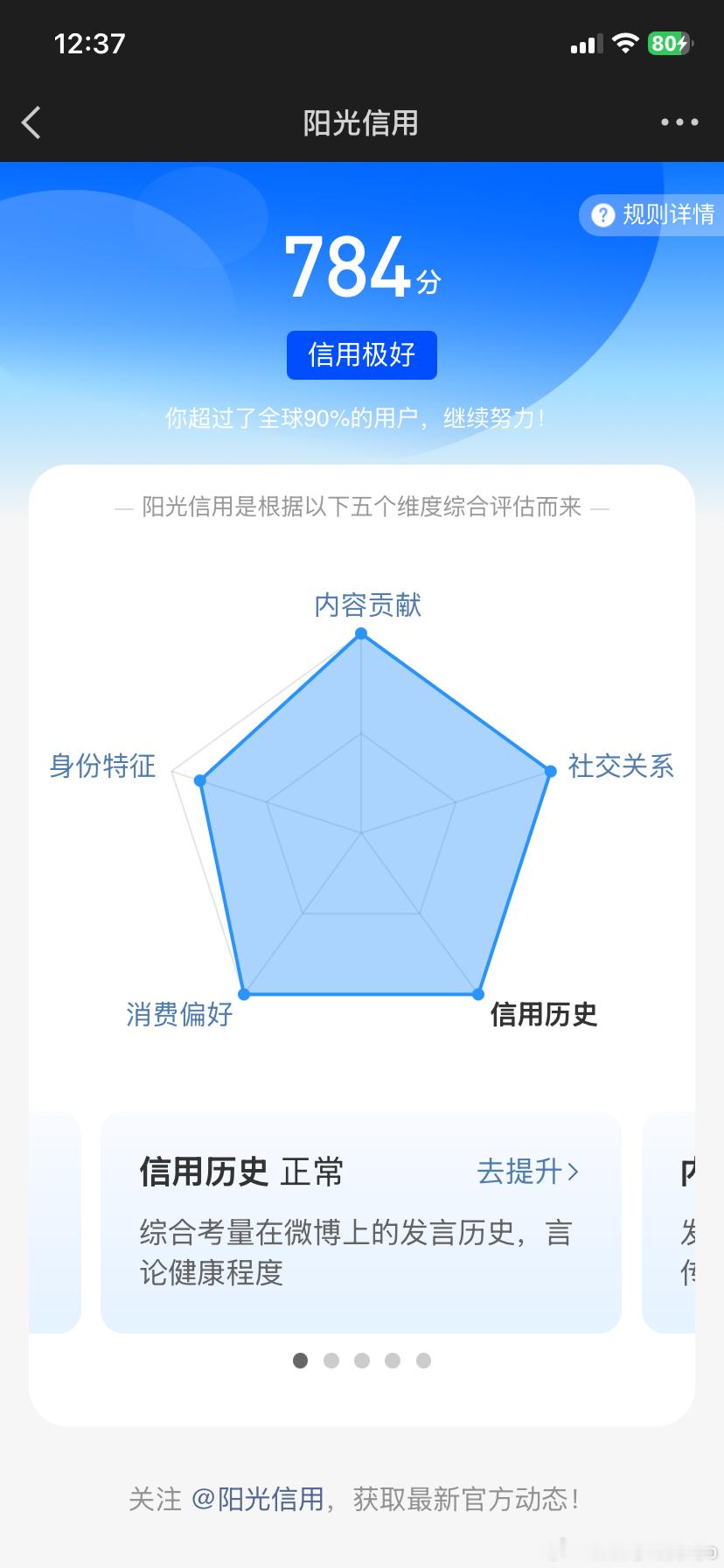 阳光信用[超话]  ☀️极好784 给有需要想涨ygxy的朋友快来一起互动吧！?