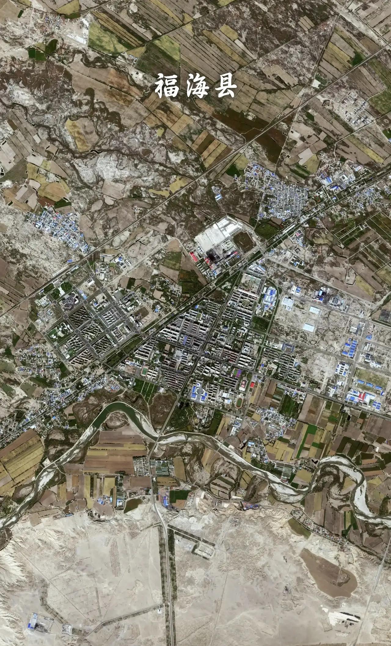 新疆城市卫星地图