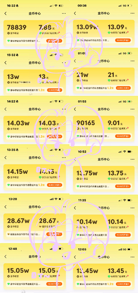 今日份の囤了看看大家的
