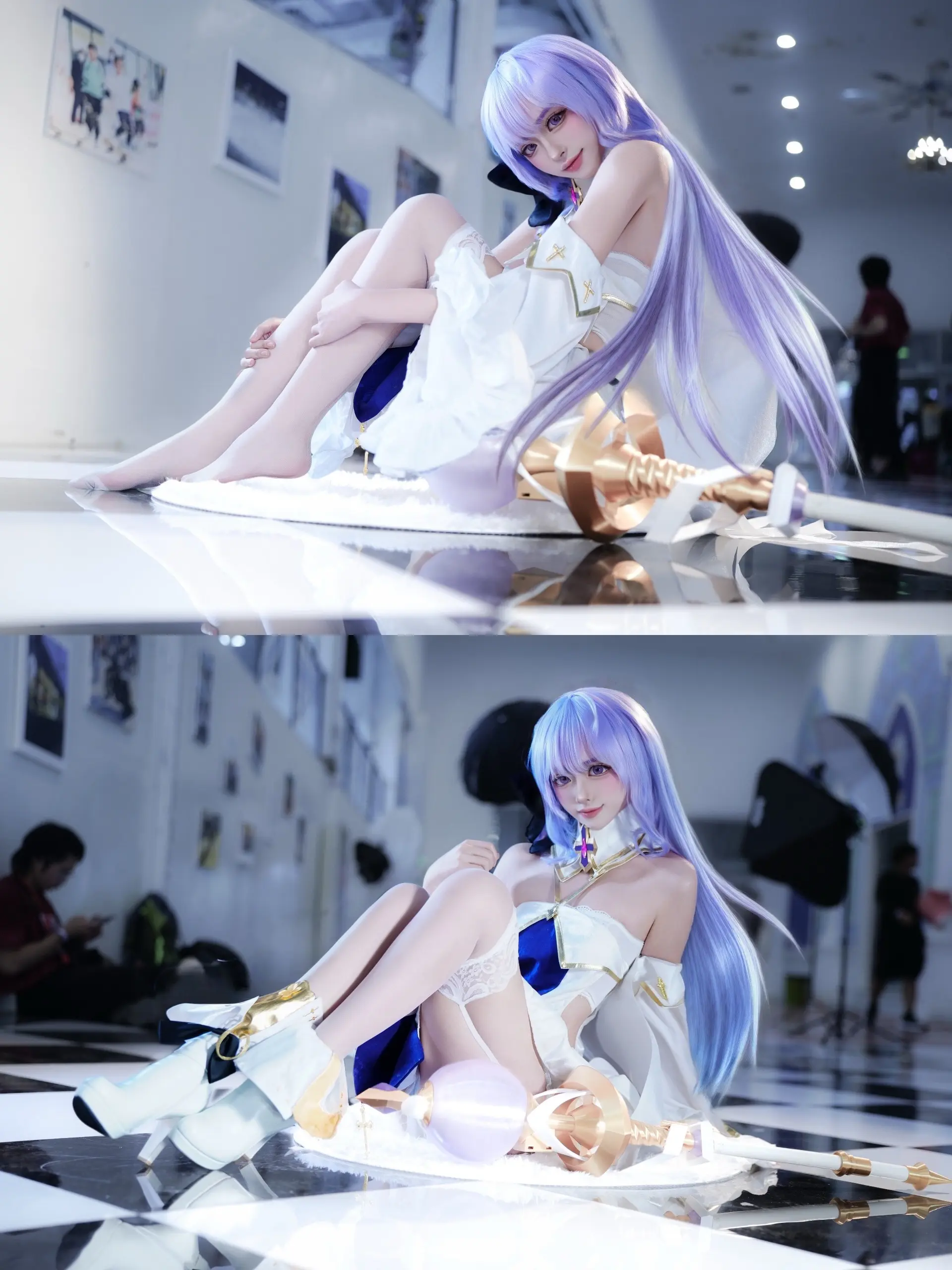 扣1漫展随机分配全自动模特。