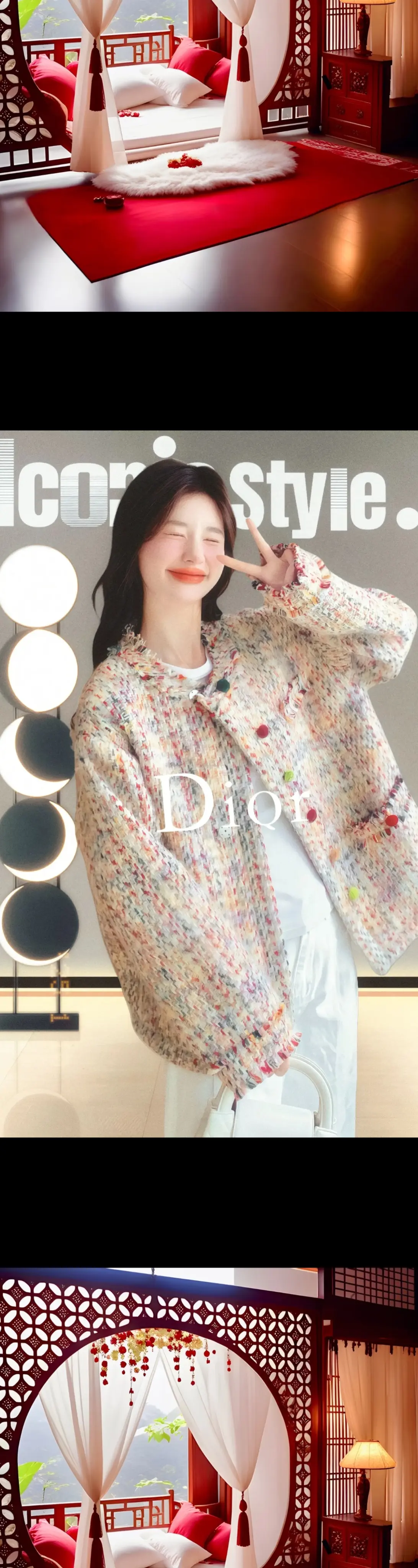 新年穿这件也太美了吧。这款彩色小香风外套，专为追求精致的你而来。经典小...