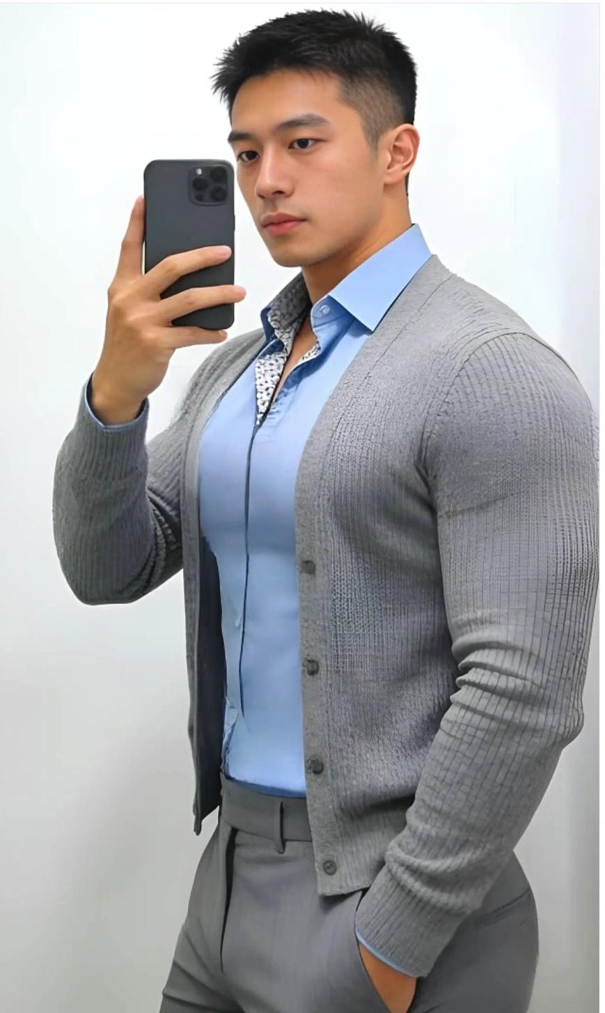 有没有喜欢这种身材健硕的男生，颜值那么高身材那么好的男生实在是少之又少，只可惜把