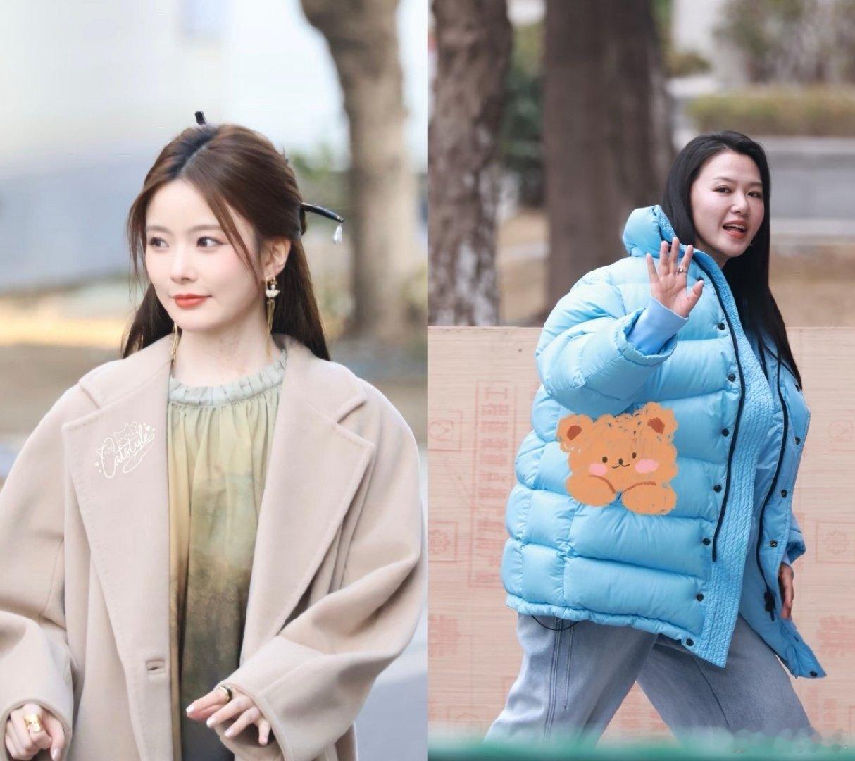 周笔畅谭维维破产姐妹误入高端局 周笔畅谭维维这状态太真实啦，年会派对上笔笔穿宽松