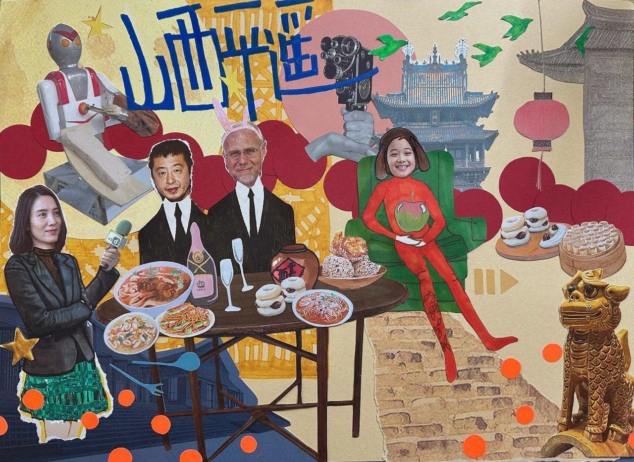 王茉莉小朋友做的平遥电影节画报↓《好东西》 