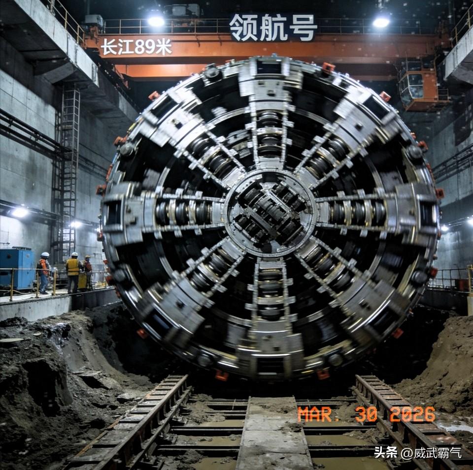 昨天，整个世界都在盯着长江底！89米深处，咱们中国干了一件大事！“基建狂魔”再次