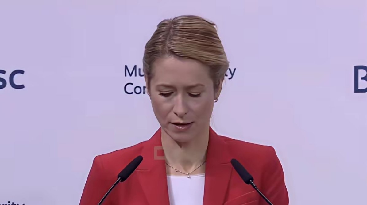 欧盟外长卡拉斯说，要俄罗斯限制军队、赔偿乌方损失并承担战争罪。 