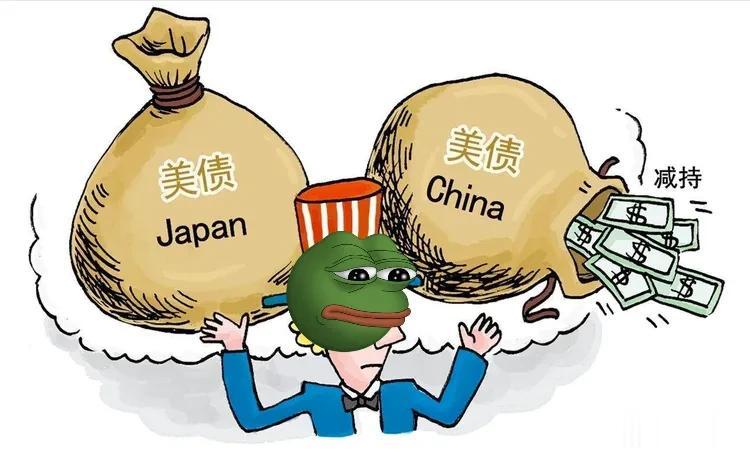 中国像烫手山芋一样抛弃美国国债！中国持有的美国国债多年来一直在下降，而且这一趋势