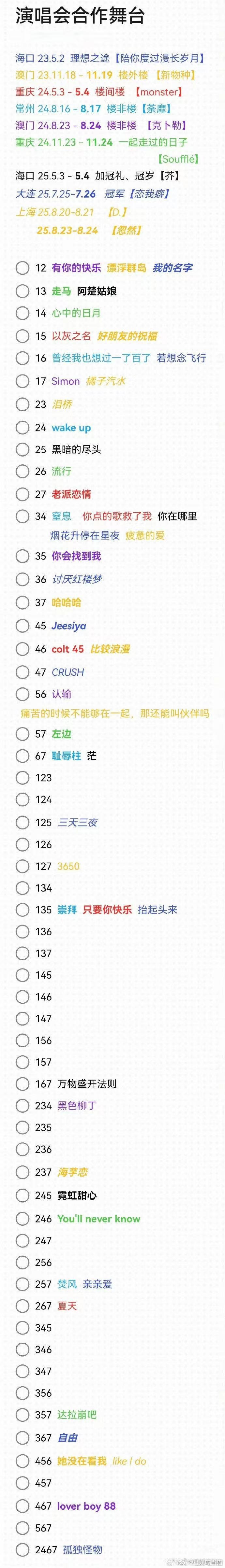 时团近三年线下演唱会合作舞台统计时代少年团演唱会 时团合作舞台统计，你希望谁的合