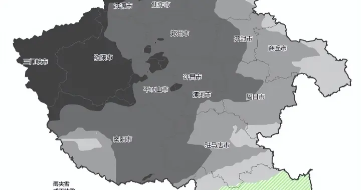 大雪！暴雪！河南预报图“黑”成一片，最大积雪深度15厘米，郑州跨年夜雪势最强