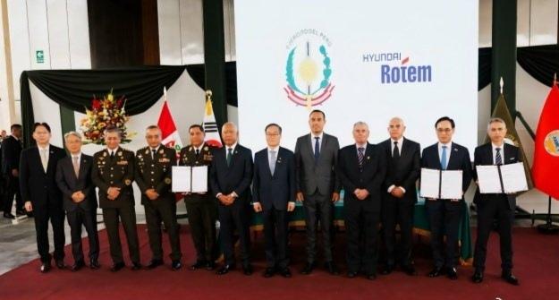 秘鲁和韩国正式签署了54辆K2黑豹坦克和141辆K808白虎装甲运兵车的合同。