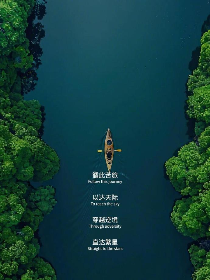 “ 愿你纵踩淤泥，也要心向光明。” ​ ​​​