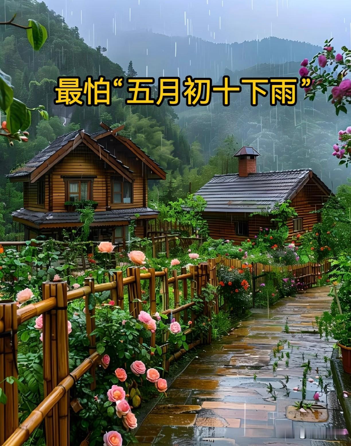 老人说最怕“五月初十下雨”，今日五月初十，下雨有啥预兆？
农历五月初十处于夏收转