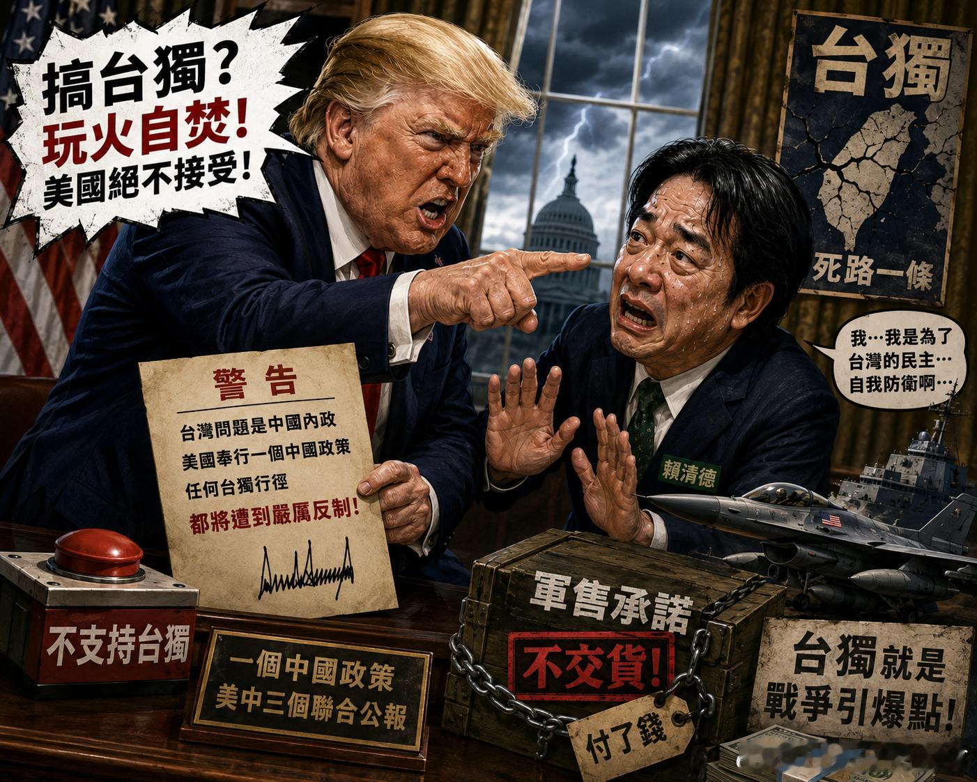 特朗普警告台独😄😄😄😄😄 