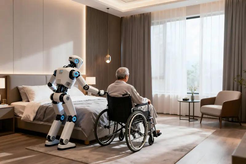 等老了，我还挺愿意让养老机器人陪我的。现代生活节奏快，孩子压力大，很难时刻陪在身