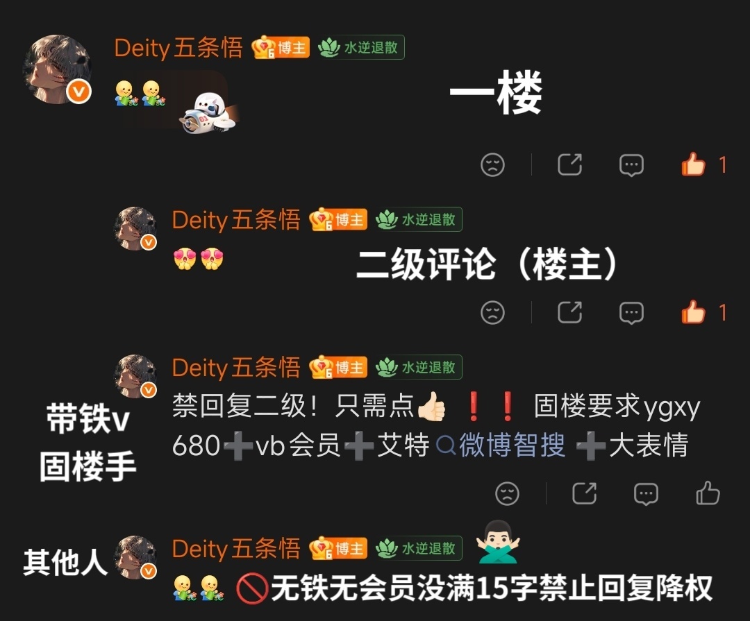 禁回复二级❗只需点👍🏻 ❗固楼要求ygxy680➕会员➕15字➕大表情这条央
