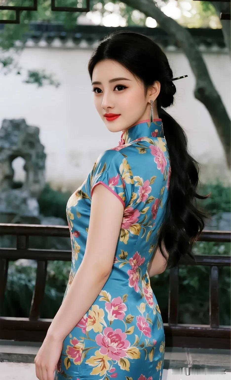 女生穿旗袍可以有多好看?