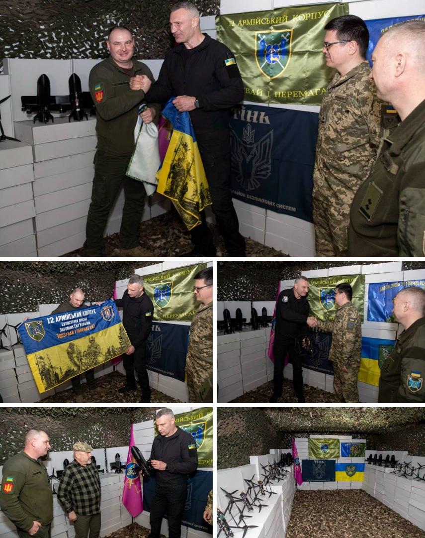 基辅市长克里琴科披露，给乌军第12集团军再交付3000架各型无人机！
 
这批装