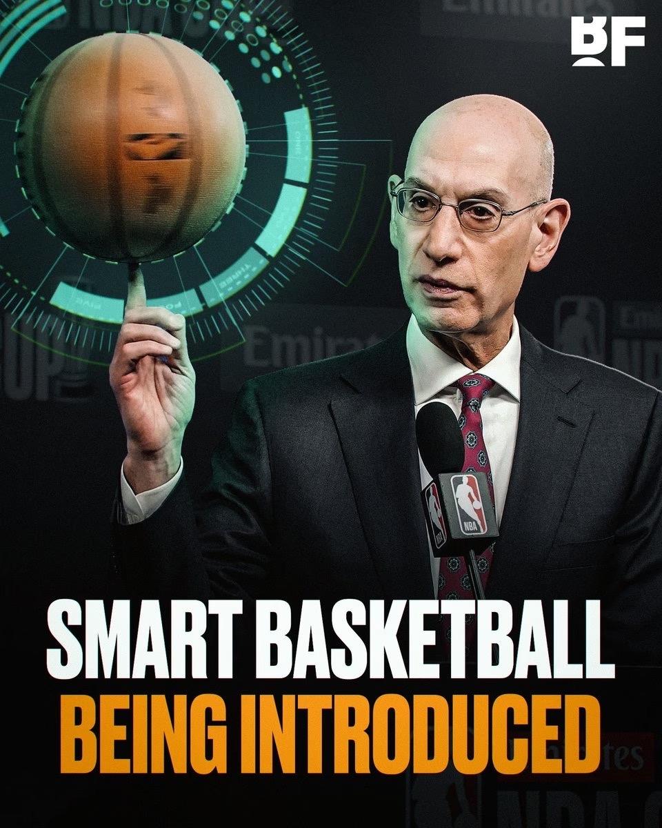 NBA总裁亚当·萧华表示，联盟最早可能在2027年开始在比赛中使用这款新型“智能