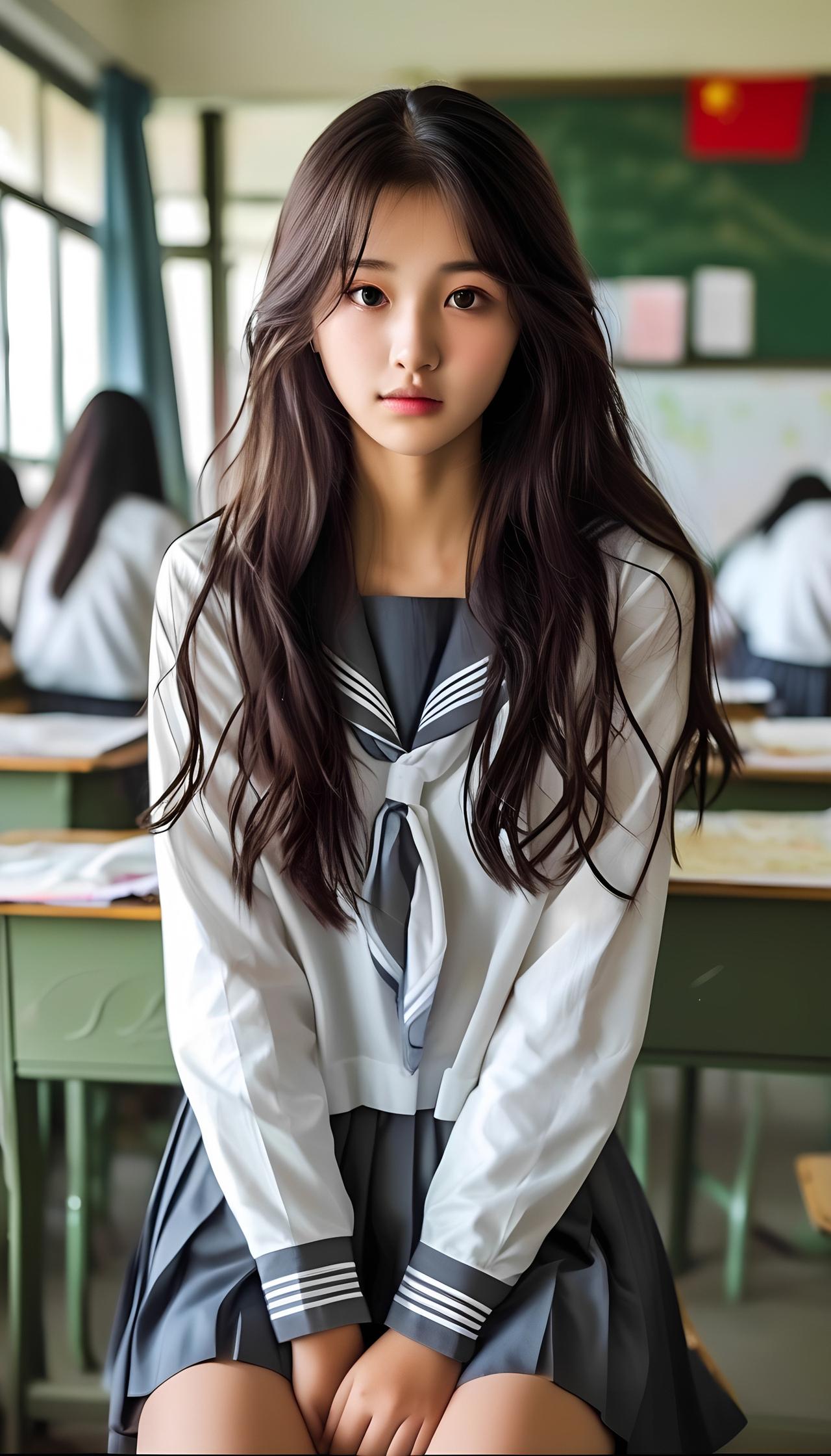 #清纯甜美