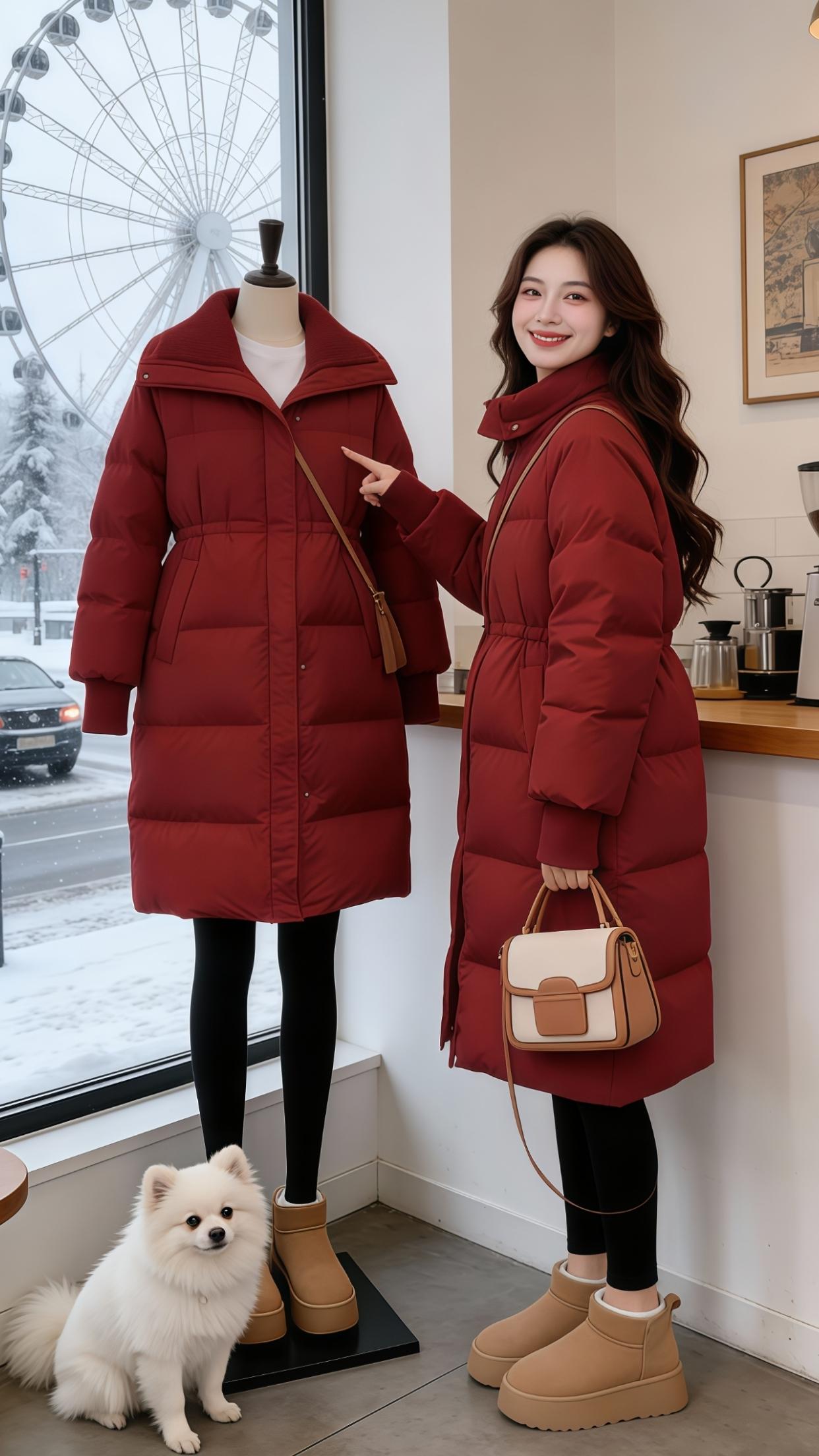 气质女神穿搭 名媛气质 冬季穿搭 新年穿搭 冬季搭配