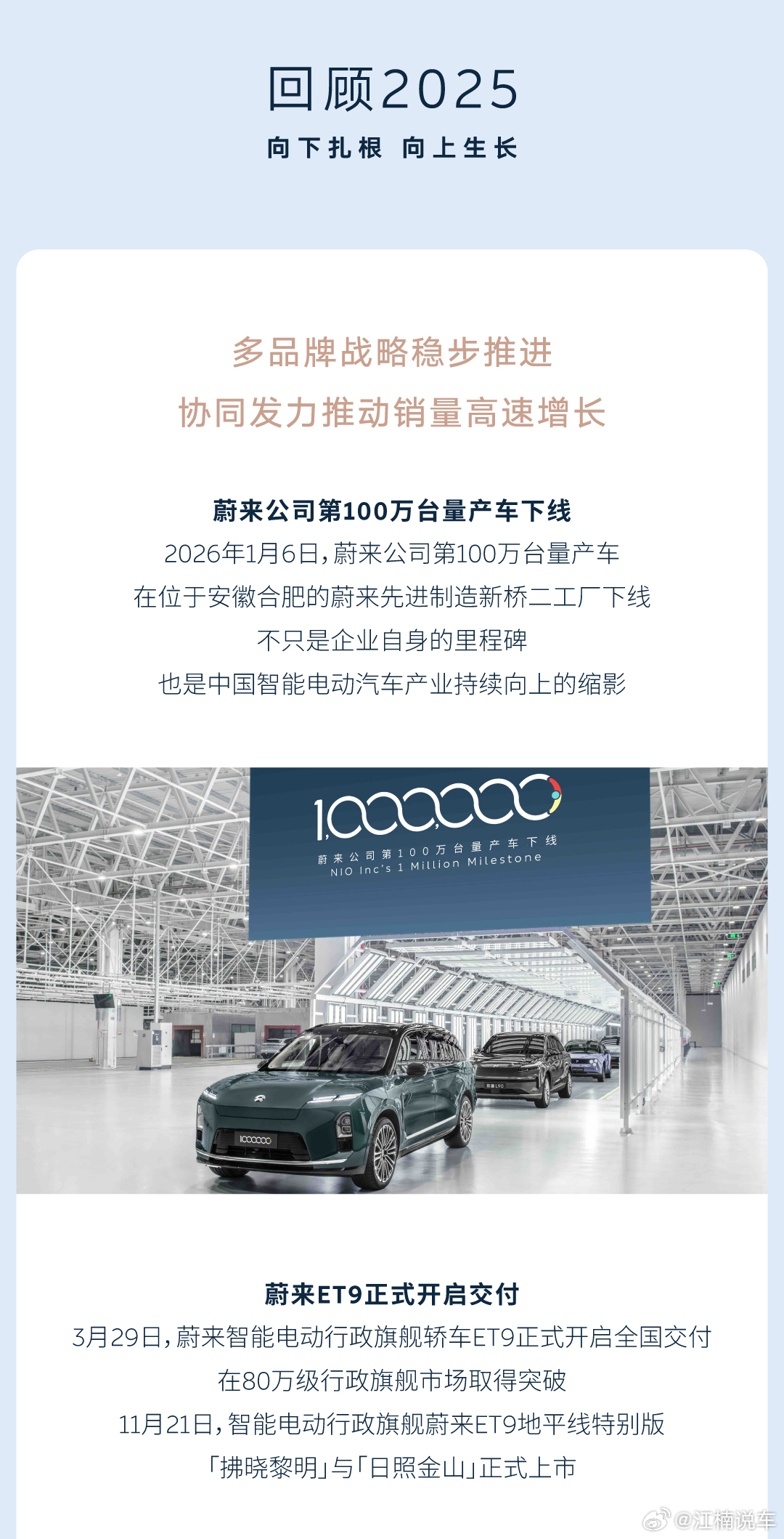 蔚来公司2025年第四季度实现经营利润12.5亿元，全年总营收、交付量、毛利总额