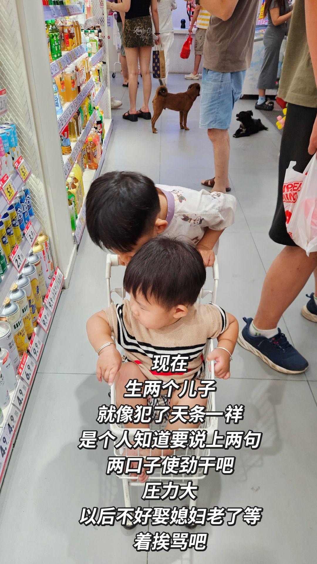 现在 生两个儿子 就像犯了天条一祥 是个人知道要说上两句 两口子使劲干...