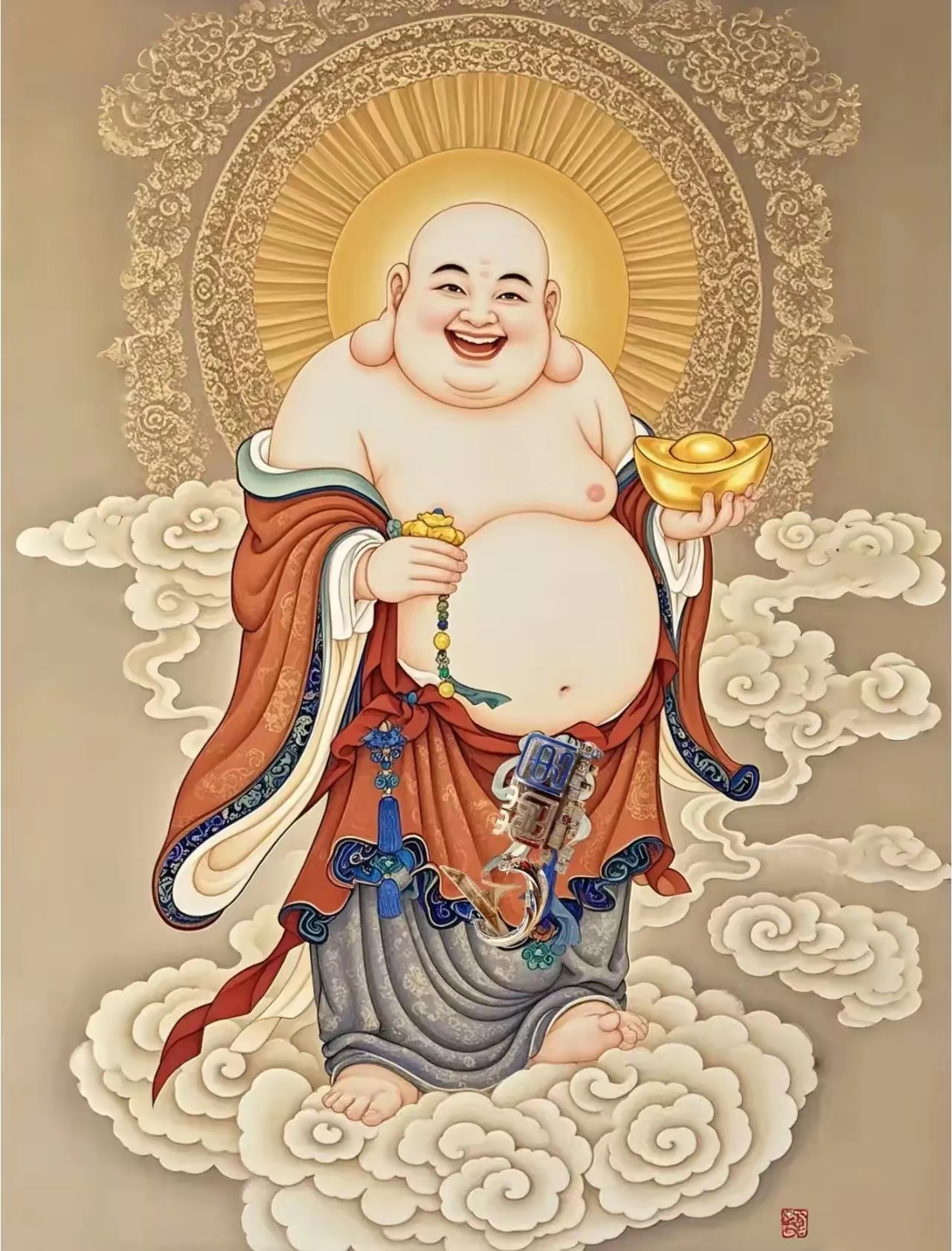 信不信由你，你家孩子这阵儿遇到难题了，没准是坏运气在使坏，求求弥勒佛保佑，帮你化