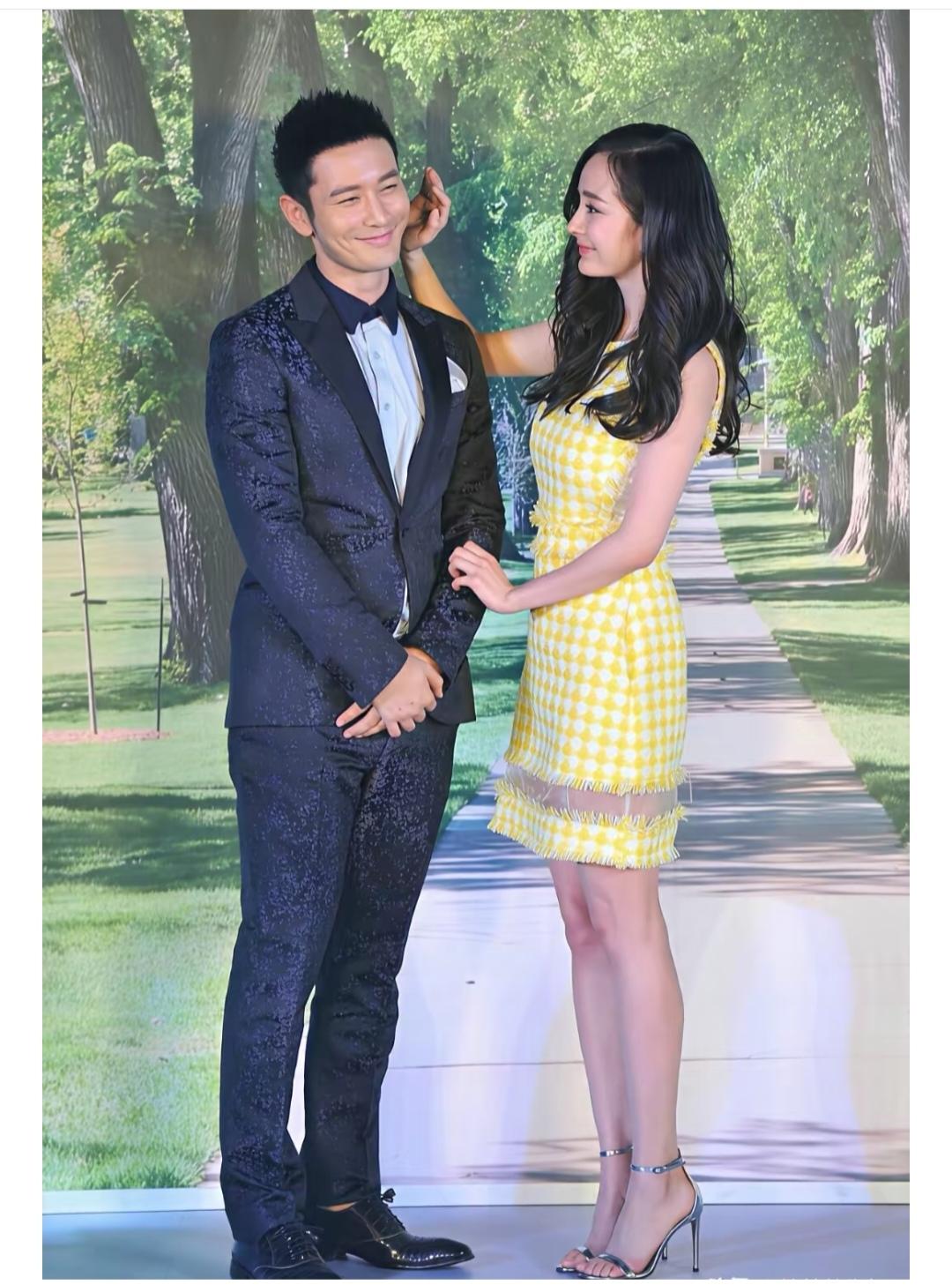 杨幂，看起来她和黄晓明关系真是不一般。