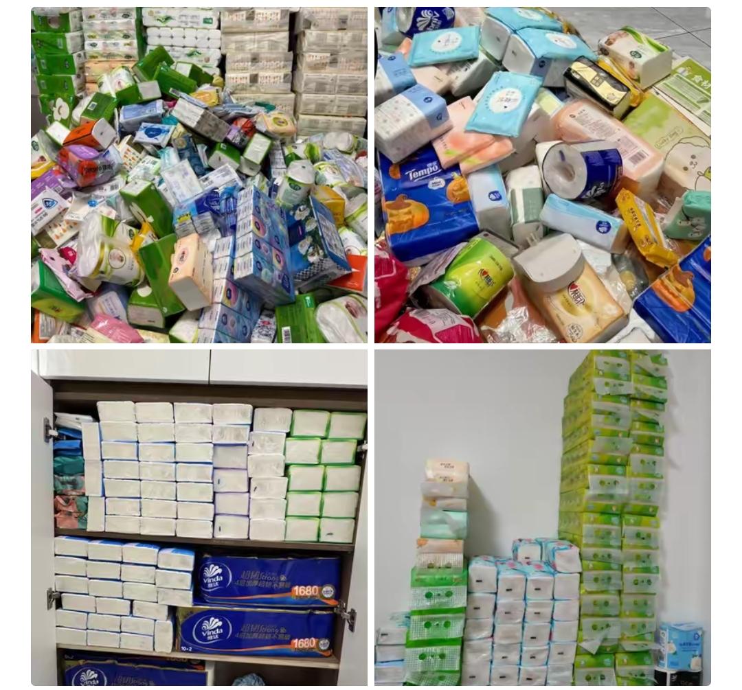 我真服了我老婆了！我老婆薅纸巾羊毛薅到天花板，家里堆成造纸厂了
 
咱就是说，娶