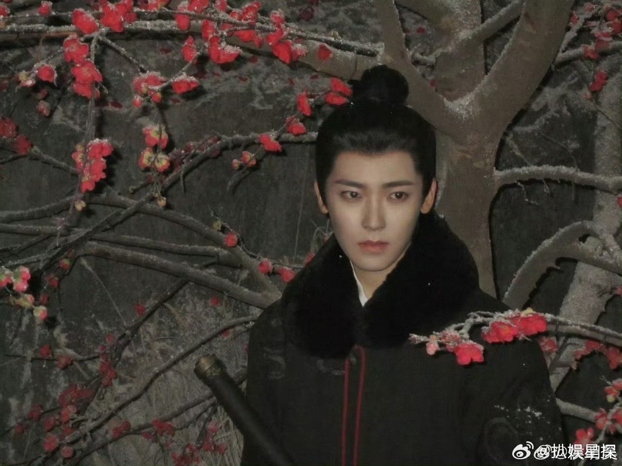 侯明昊陆江来九套造型 侯明昊玉簪蓝衣温润如玉，斟酒仰头动作飒爽，九套造型藏角色层