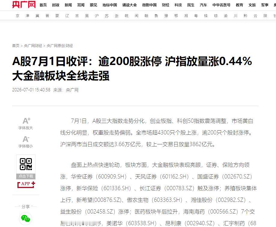 昨天这 A 股也太 “骗人” 了！盯着沪指看只涨了 0.44%，点开账户却红成一