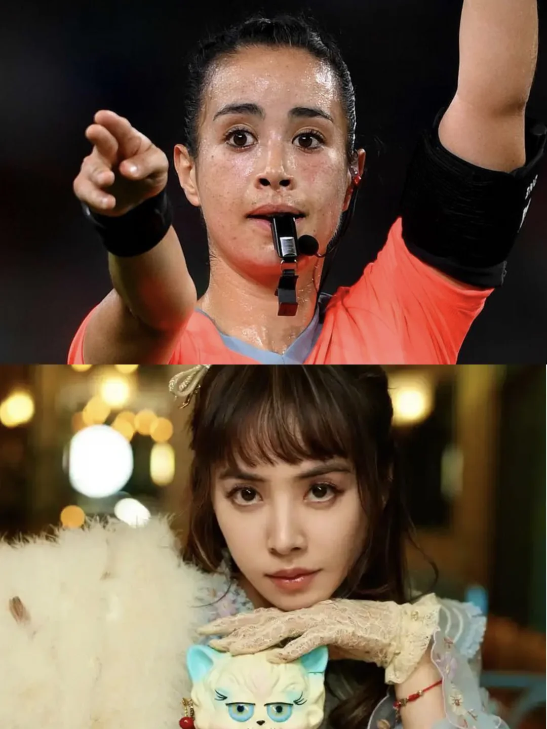 世界杯墨西哥女裁判撞脸蔡依林？