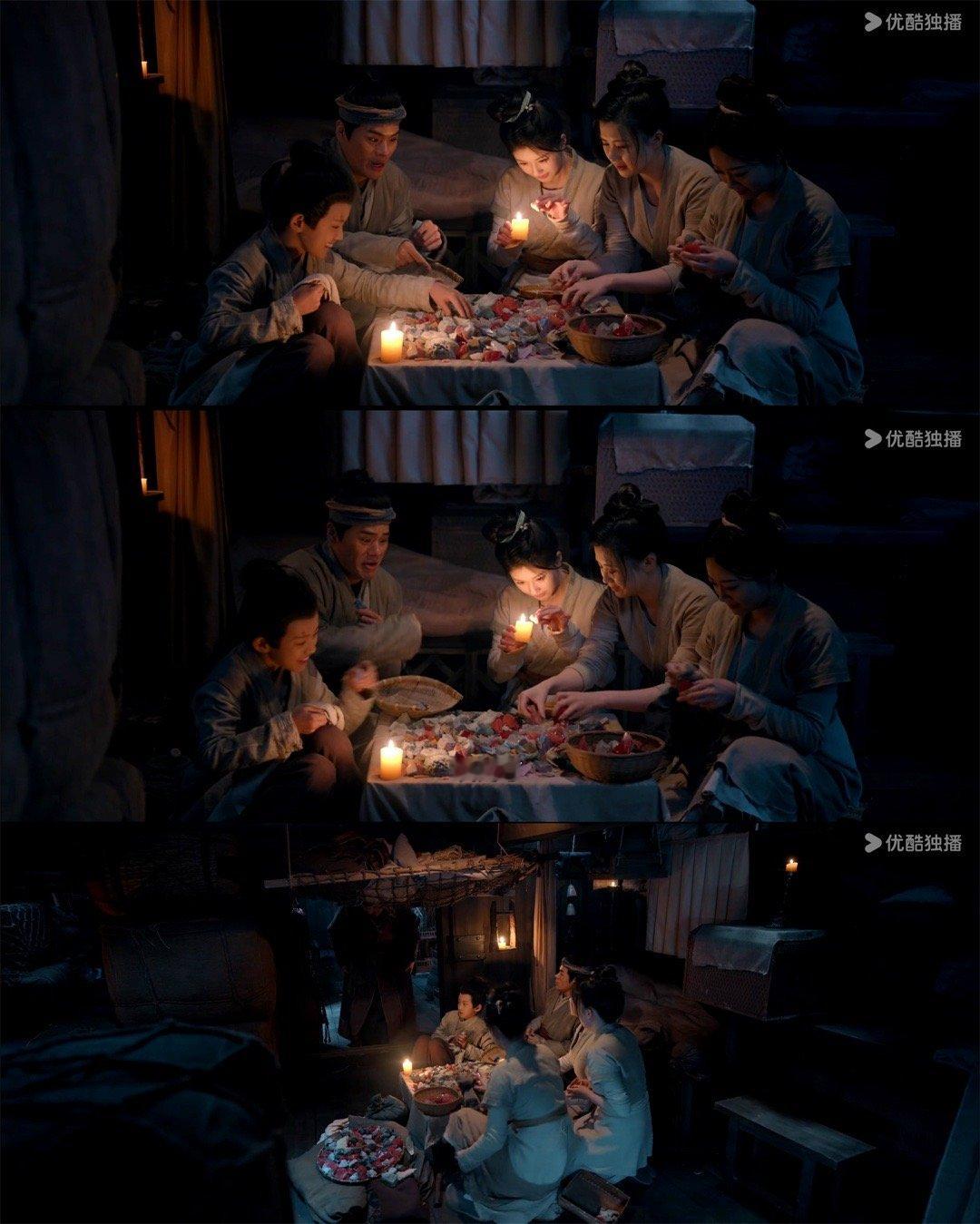 #珠帘玉幕#  在商船底舱里的那些日子原来真就是最温暖的存在了，微弱的烛火里一群