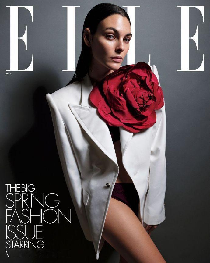 ELLE US March 2024 Vittoria Ceretti登美版 E