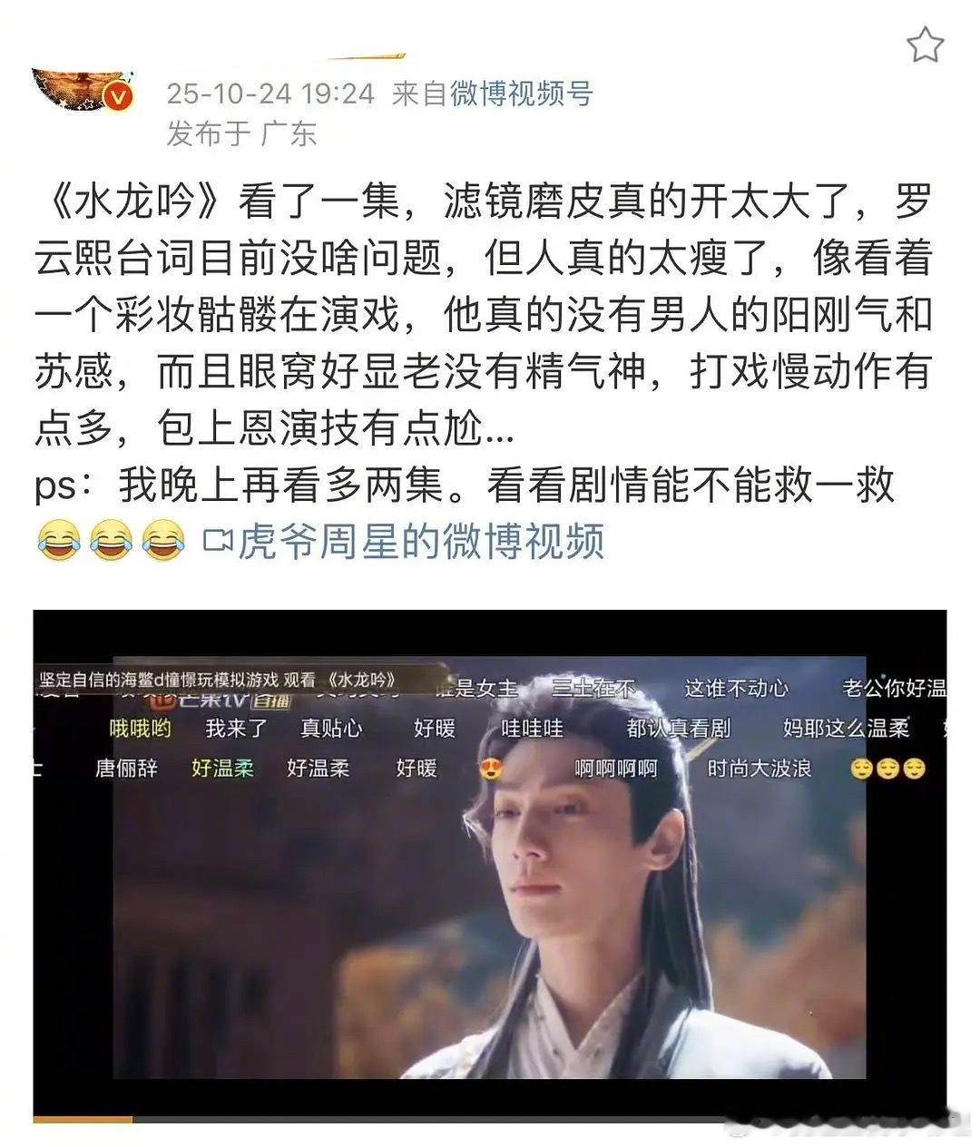 水龙吟 罗云熙新剧剧评，有看过的吗？来说说是这样吗？ ​​​