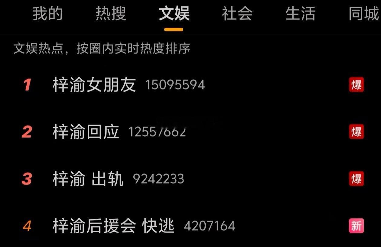 梓渝一言不发前几天不是被爆出轨了么？怎么还不被封杀还能正常工作啊？  难道出轨对
