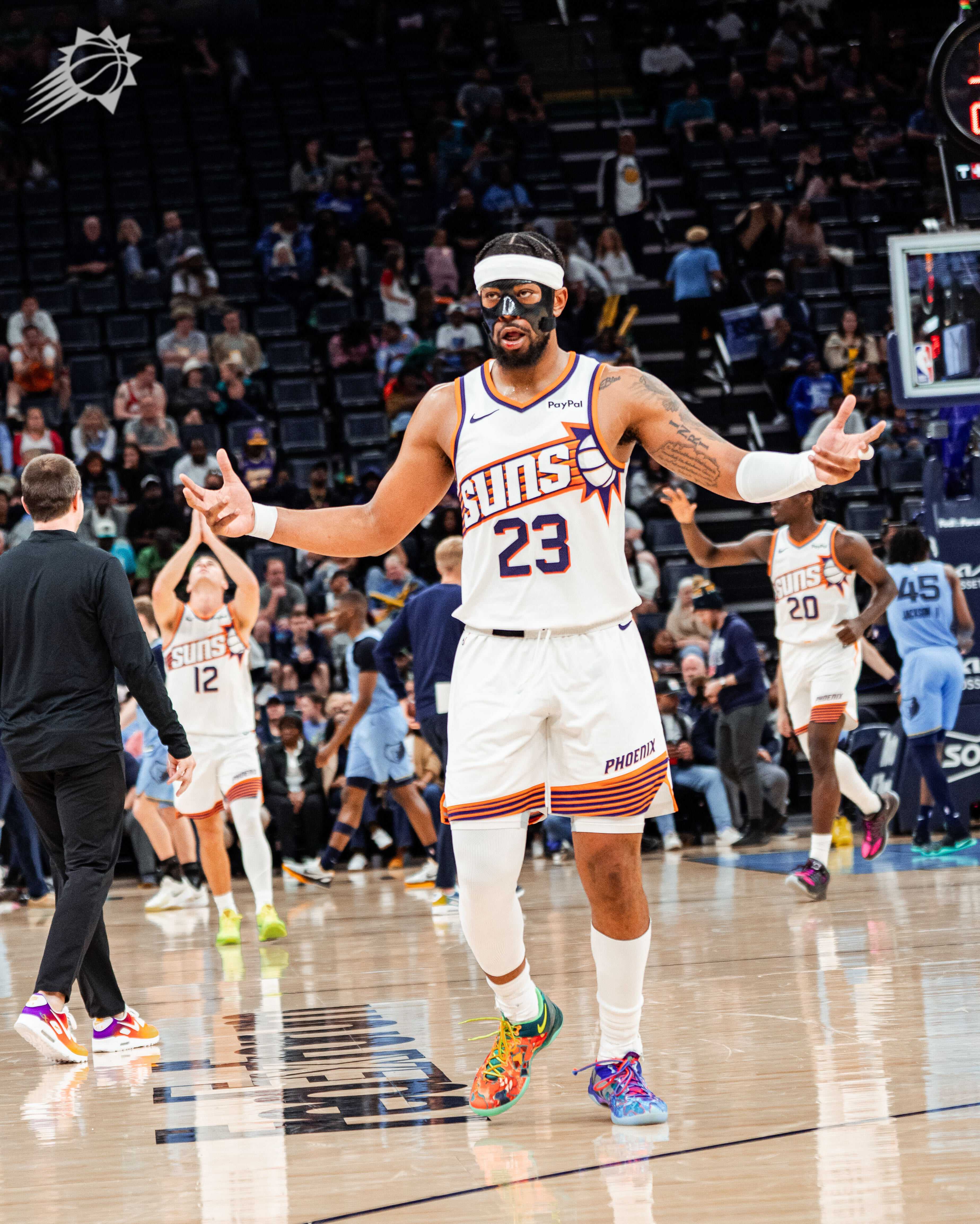 古德温本场第三记3分命中🎯菲尼克斯太阳 ｜旭日东升 ｜太阳vs灰熊