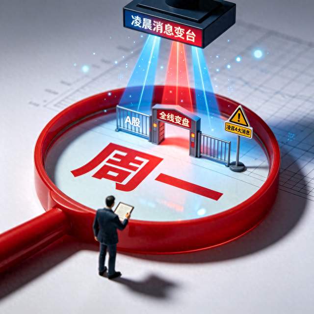 A股：别睡了，凌晨4大消息来袭，明天（周一），A股或迎全线变盘