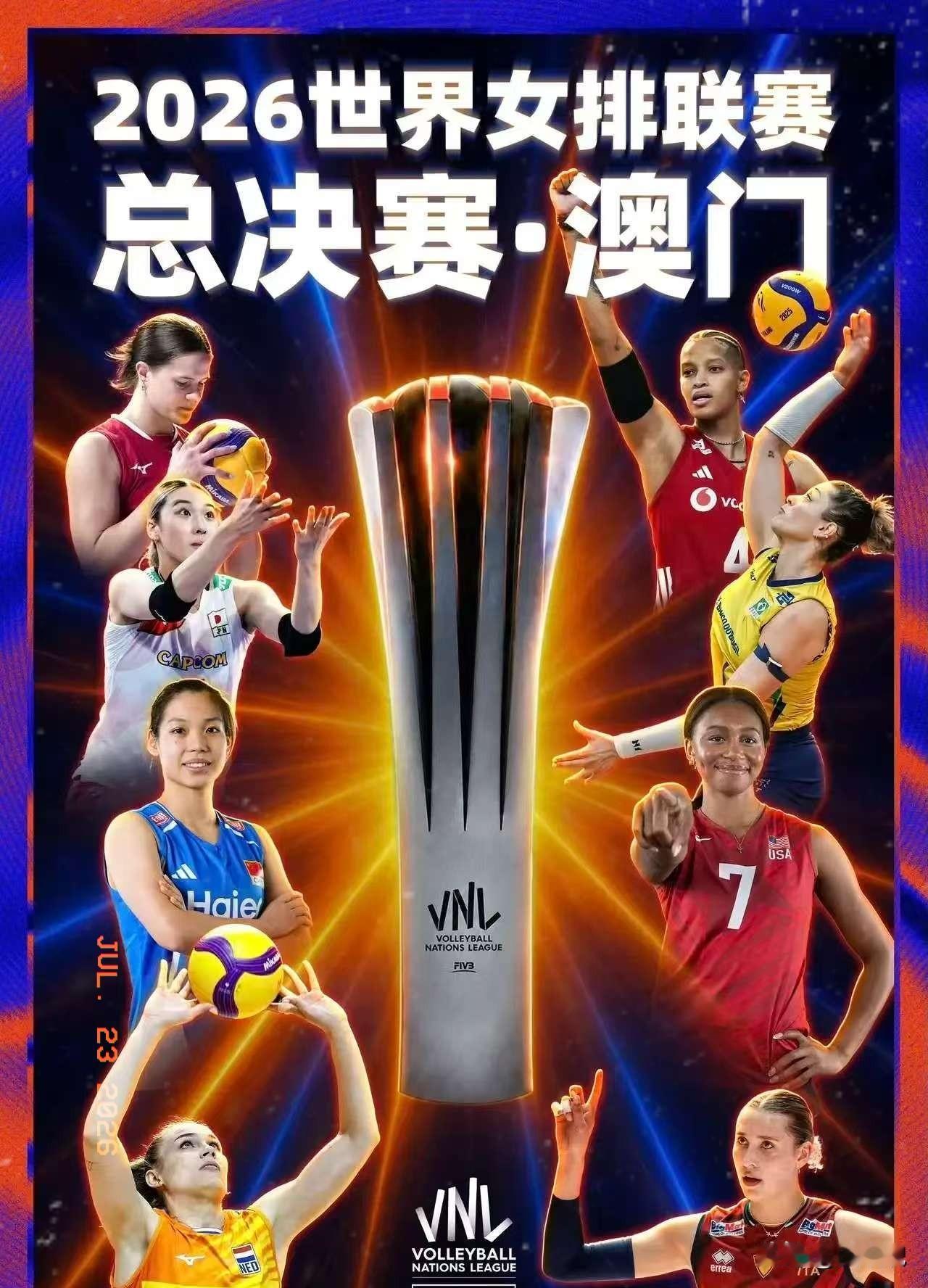 随着一场3-0，女排总决赛首个四强诞生。7月22日下午16:00首场1/4决赛，