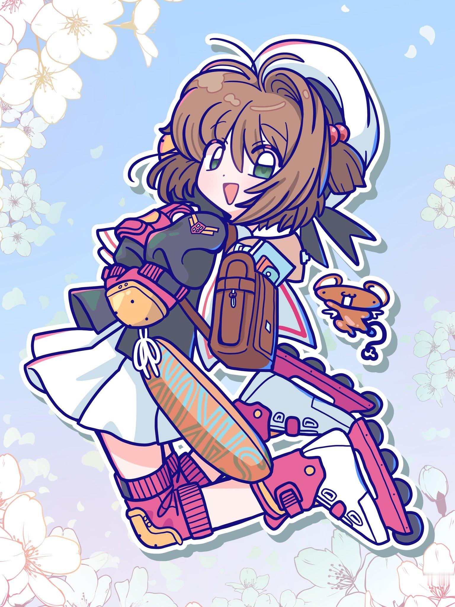 魔卡少女樱动漫仲夏狂欢季 就这个木之本樱好好萌哇.绘：rarohate76暑期片