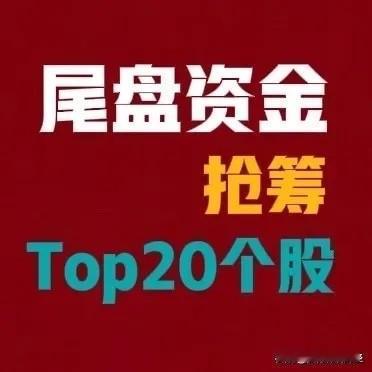 4月21日A股尾盘最后30分钟资金抢筹排名前20个股：

1. 盛合晶微 43.
