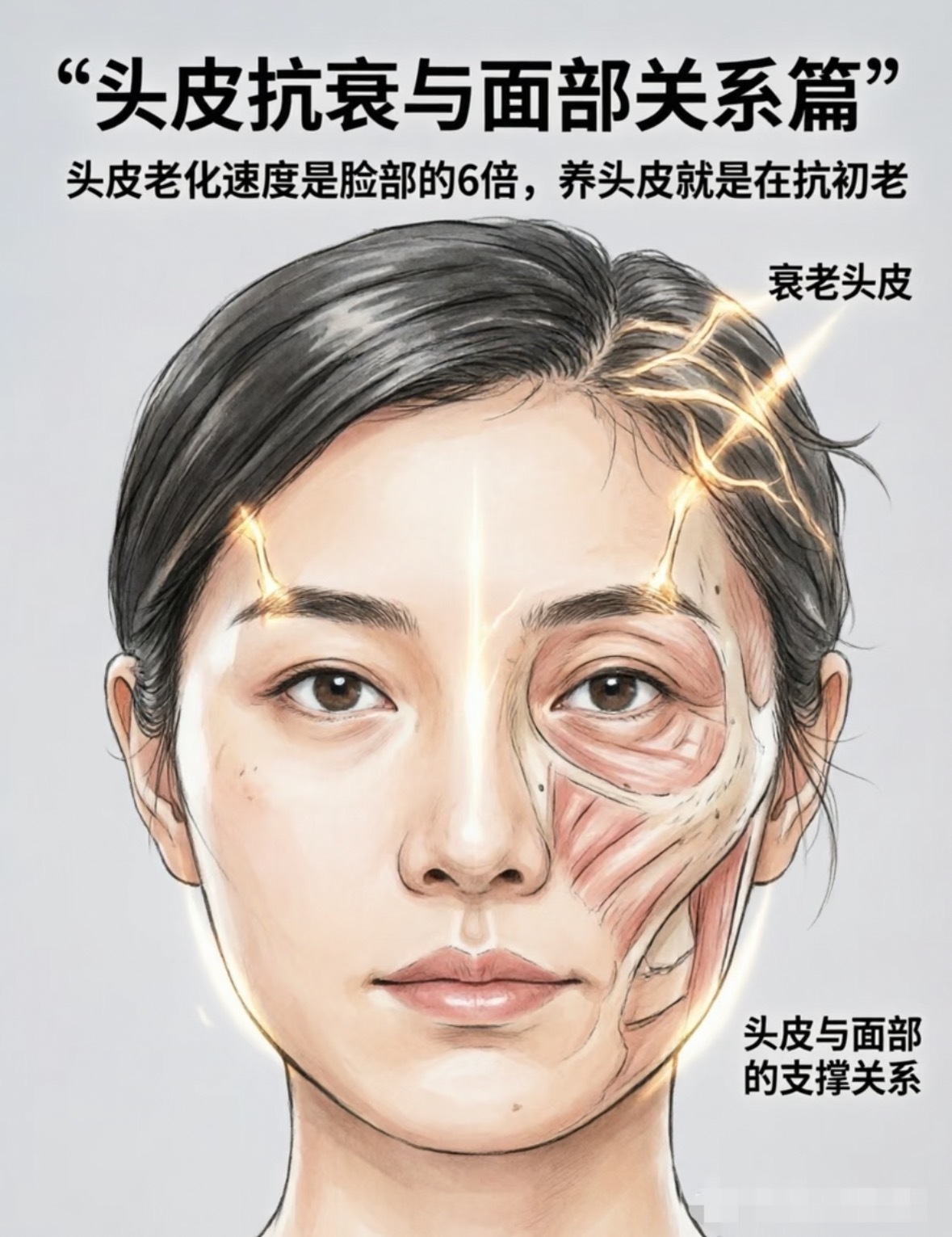 不到中年也注重头皮护理了 最近留意到一个挺有意思的变化，之前总以为头皮护理是等到