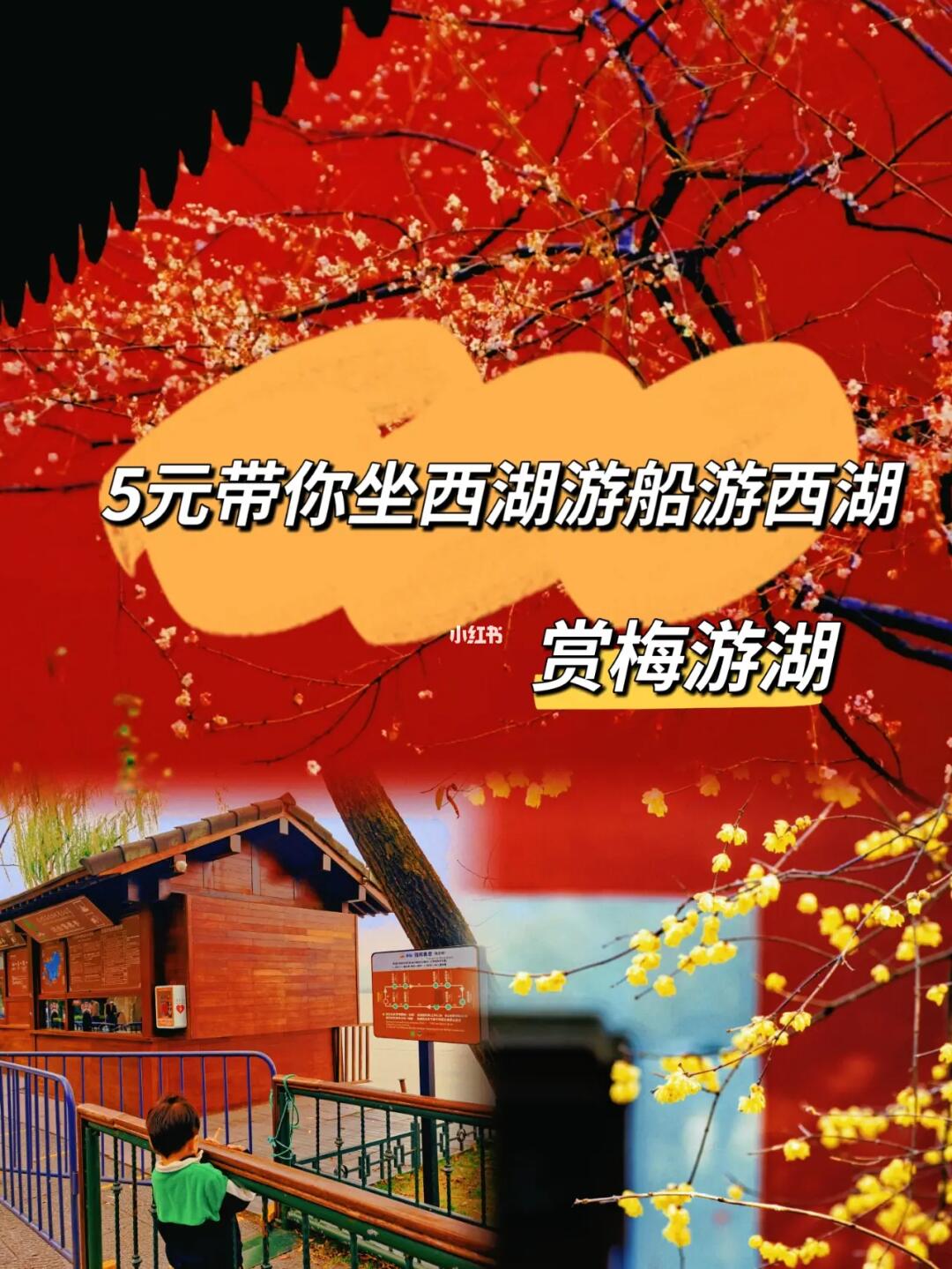 杭州旅游必看/5元带你坐西湖游船游西湖